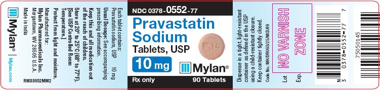 Pravastatin Sodium Tablets, USP 10 mg Bottle Label