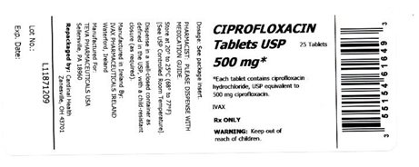 Ciprofloxacin Label