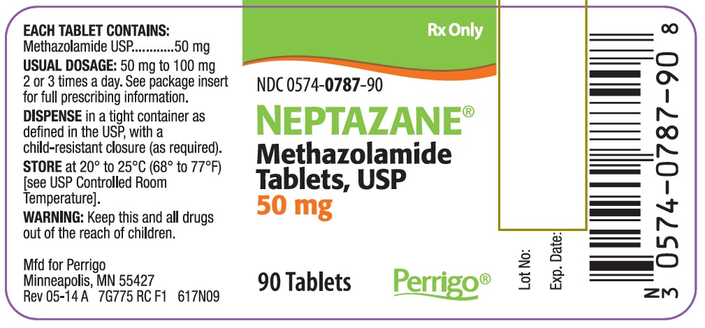 Neptazane(R) Methazolamide Tablets, USP 50 mg