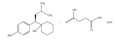 Desvenlafaxine Succinate Monohydrate Structural Formula