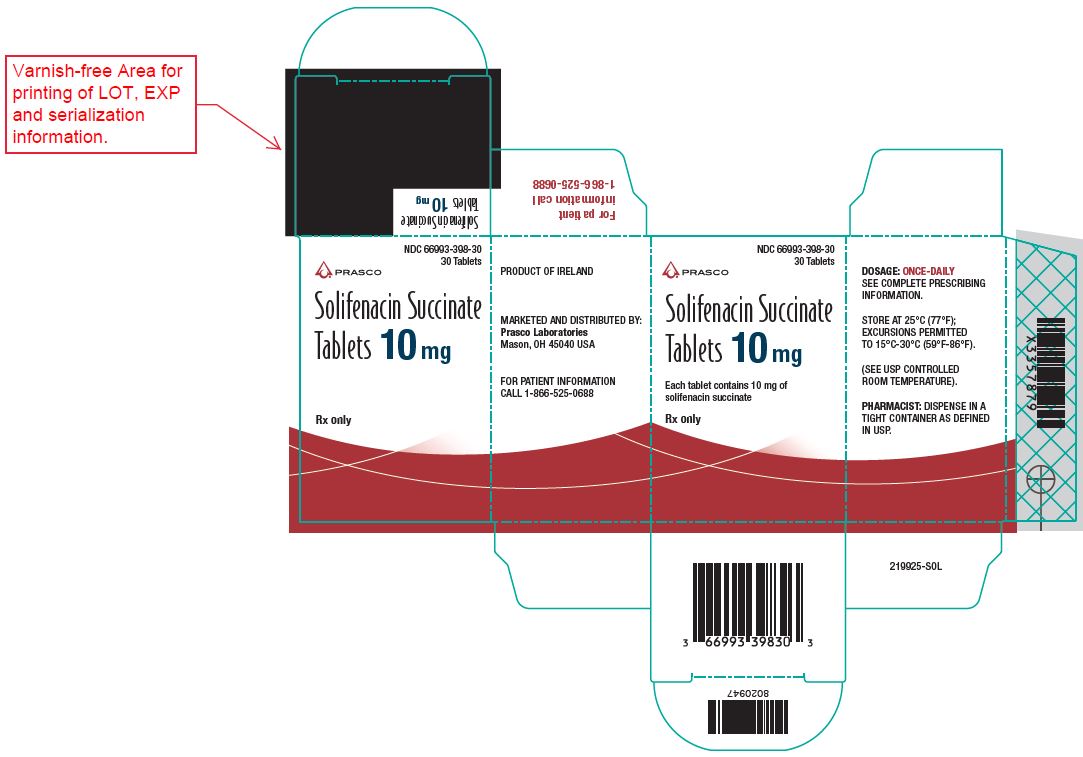 Solifenacin Succinate Tablets 10 mg label