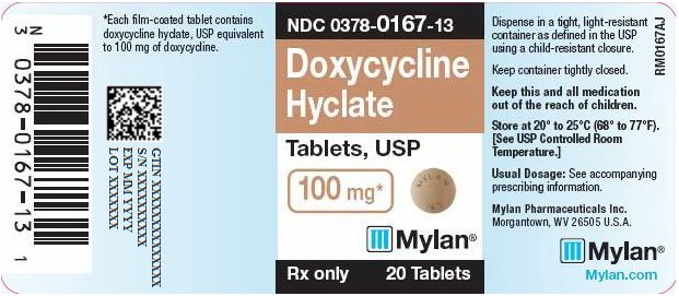 Doxycycline Hyclate Tablets 50 mg Bottle Label
