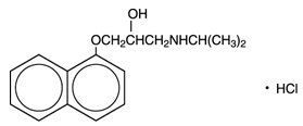Propranolol Hydrochloride Structural Formula