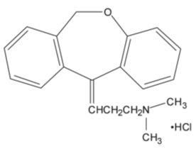 Doxepin Hydrochloride Structural Formula