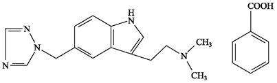Rizatriptan Benzoate Structural Formula