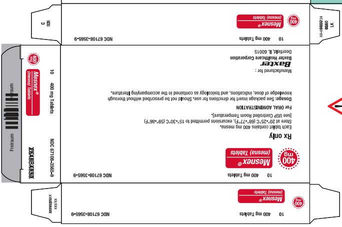 Mesnex Representative Carton Label 2 of 2 67108-3565-9