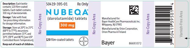 NUBEQA 300 mg label