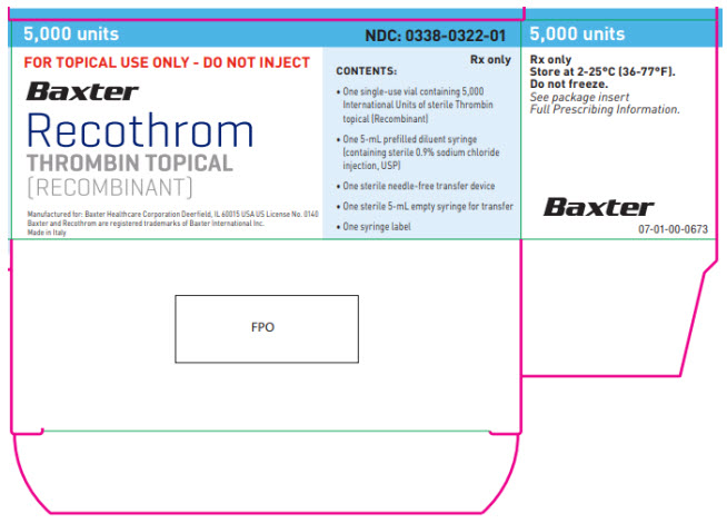 Recothrom Representative Carton Label 0338-0322-01 3 of 3