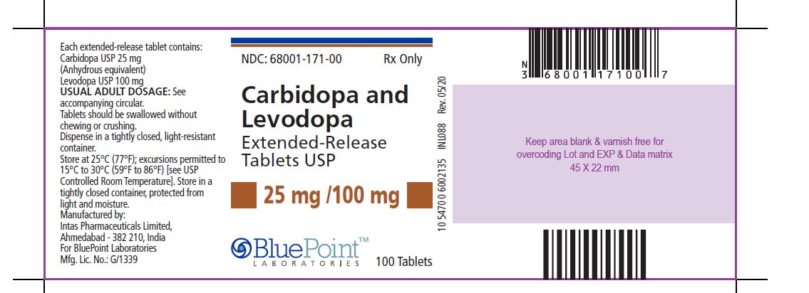 Carbidopa and Levodopa 25 mg 100 mg rev 05 20