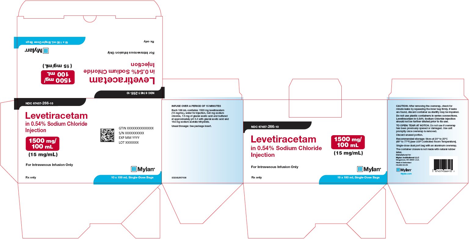 Levetiracetam Injection 1500 mg/100 mL Carton Label