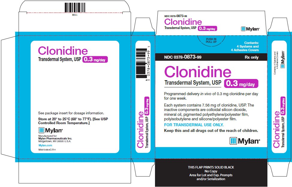 Clonidine Transdermal System, USP 0.3 mg/day Carton