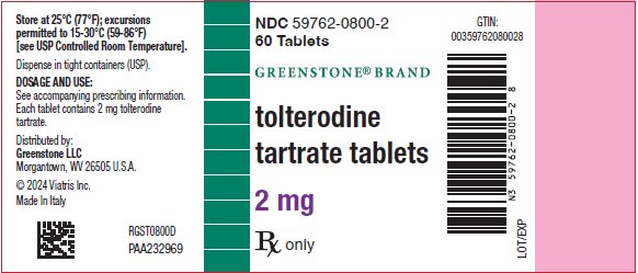 2 mg Bottle Label