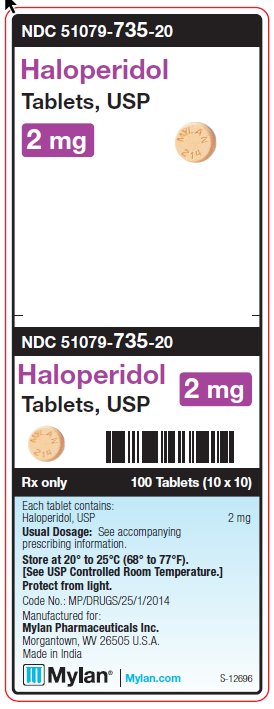 Haloperidol 2 mg Tablets Unit Carton Label