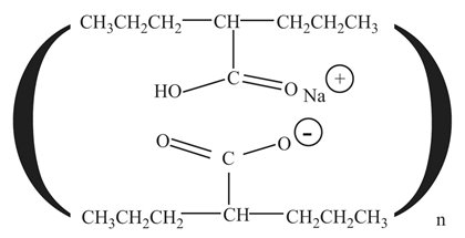 Divalproex Sodium Structural Formula 