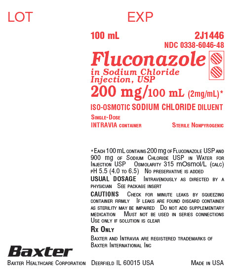 Fluconazole Representative Container Label  NDC 0338-6046-48