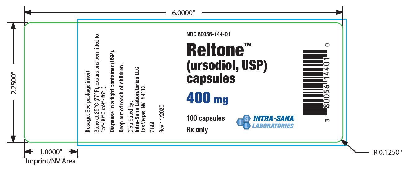 Reltone 400 mg Container Label