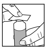 Instructions for Use - Vial - Step 1