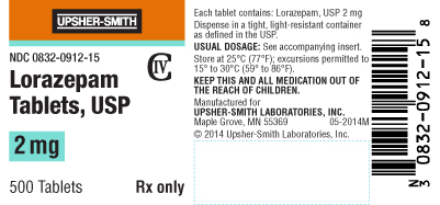 Lorazepam 2 mg Label