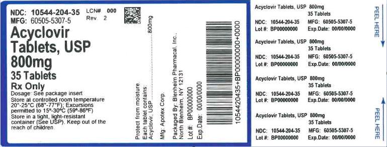 Label Graphic- Acyclovir 400mg 30s
