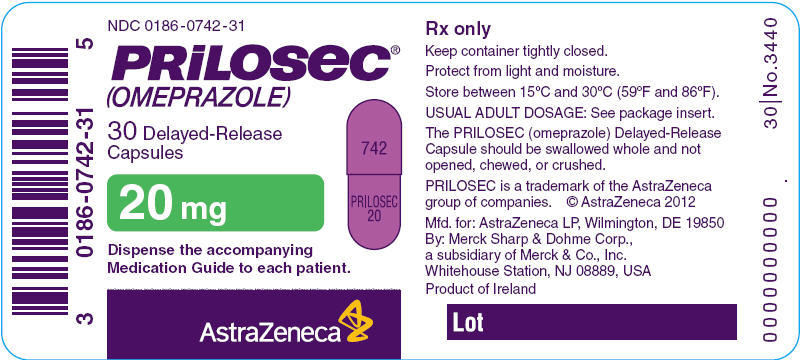 Prilosec 20 mg 30 Delayed-Release Capsules