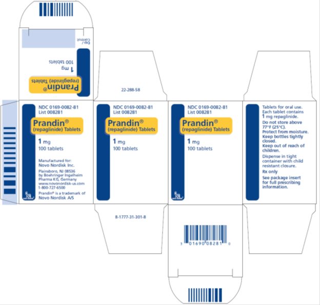 Carton Display Panel - 1 mg 100 Tablets