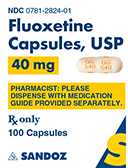 Fluoxetine 40 mg Label