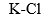 Potassium Chloride Structural Formula