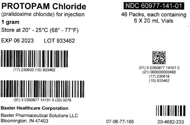 Representative Protopam Serialization Label 60977-141-01
