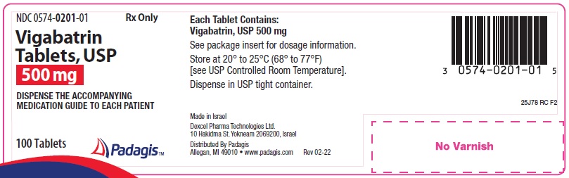 vigabatrin tablet label