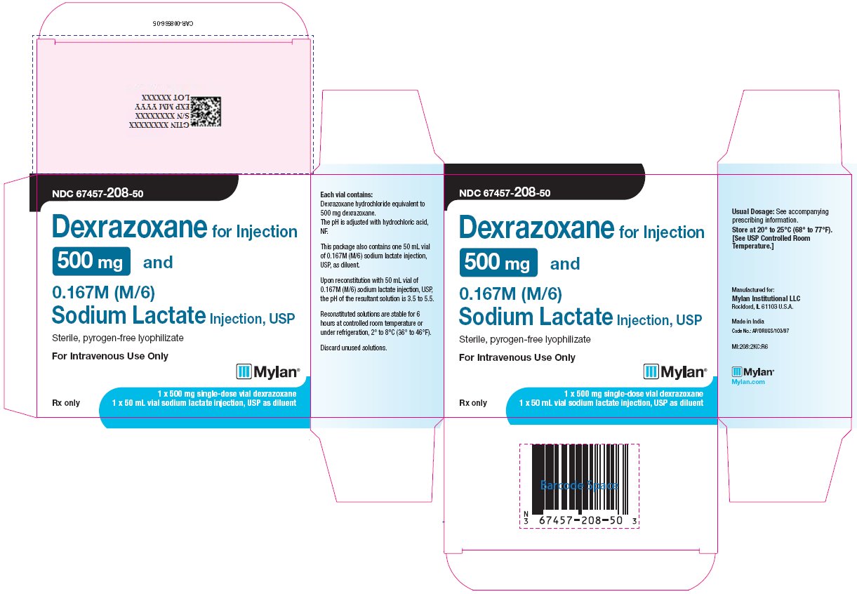 Dexrazoxane Injection 500 mg Carton Label