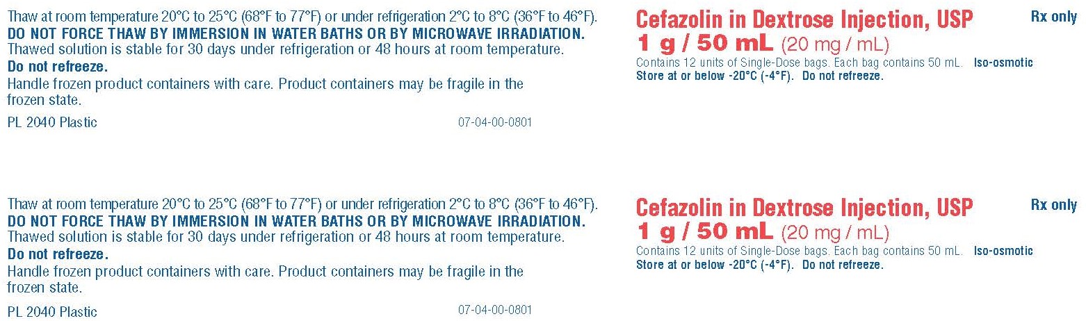 Representative Cefazolin Carton Label 0338-3503-41  1 of 2