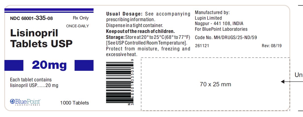 Lisinopril Tablets USP 20mg, 100ct Rev 08-19- Nagpur