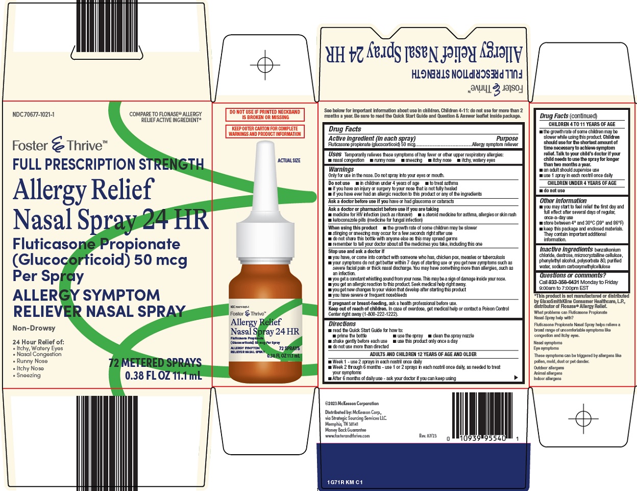 Allergy Relief Nasal Spray 24 HR Carton