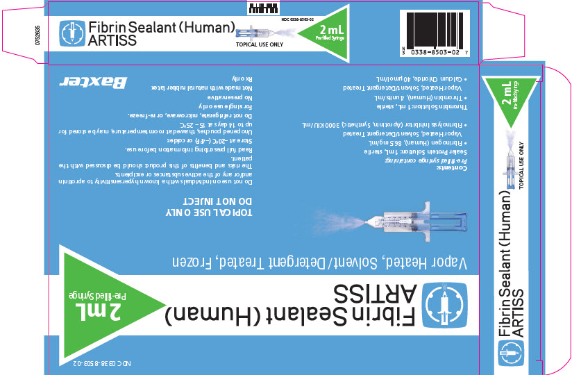 Representative 2mL Carton Label - 1 of 2   NDC 0338-8503-02