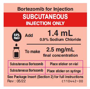 Bortezomib Subcutaneous Sticker
