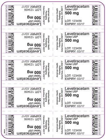 500 mg Levetiracetam Tablet Blister