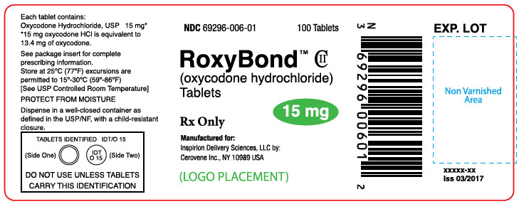Principal Display Panel - 15 mg Bottle Label