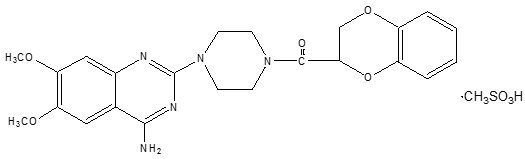 Doxazosin Structural Formula