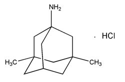 Memantine Hydrochloride Structural Formula