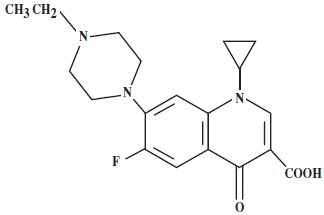 Enrofloxacin Structural Formula