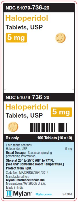 Haloperidol 5 mg Tablets Unit Carton Label