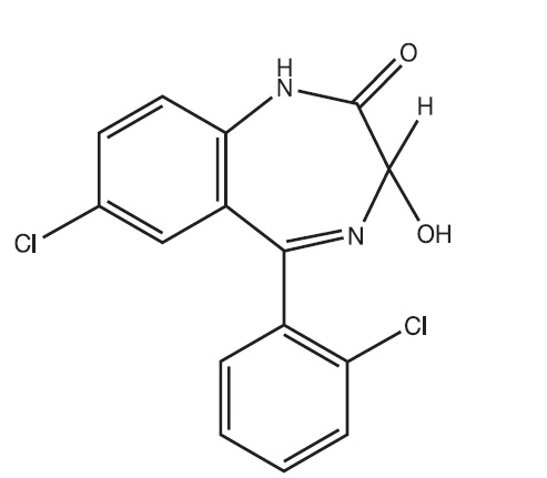 Ativan chemical structure