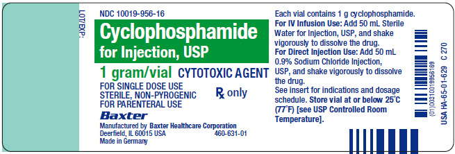 Cyclophosphamide Baxter Representative Container LBL 10019-956-16_HA6501629