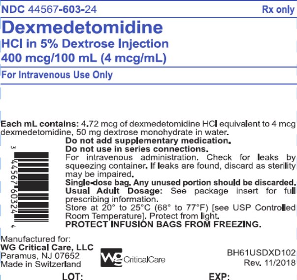 Dexmedetomidine HCl in 5% Dextrose Injection 400 mcg/100 mL label image