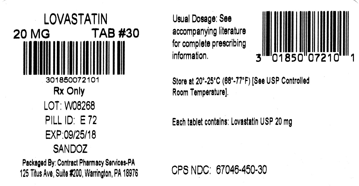 40 mg x 60 tablets label