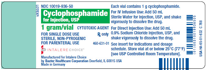 Cyclophosphamide Intalere Choice Representative Container Lbl 10019-936-60