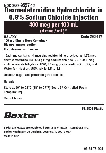 Dex Med Representative Container Label 0338-9557-12