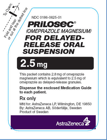 Prilosec 2 5 mg Delayed-Release Oral Suspension Foil Packet