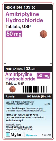 Amitriptyline Hydrochloride 50 mg Tablets Unit Carton Label