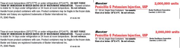 Penicillin G Potassium Representative Container Label  NDC 0338-1023-41 1 of 2